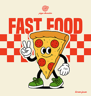 캐릭터 디자인 패션 음식 상징 일러스트 손가락 피자 패스트푸드 요리 웃음 그래픽 평화 소화기관 만화 즐거움 오브젝트 체크무늬 청록색 일러캐릭터 AI파일 손 감정 컬러 컨셉 무늬 서양음식 표정 장기_의학 인스턴트 파일형식 벡터