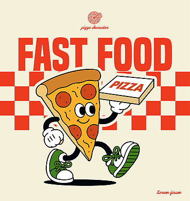 캐릭터 디자인 음료 예술 음식 컬러 백그라운드 일러스트 모션 피자 패스트푸드 웃음 그래픽 귀여움 배달원 만화 배송 즐거움 속도 창의성 일러캐릭터 AI파일 직업 감정 컨셉 서양음식 표정 인스턴트 파일형식 벡터