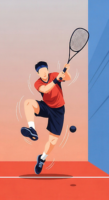 JPG 스포츠 포즈 일러스트 공 운동선수 기술 아웃도어 경기 운동 경쟁 테니스 중앙 목표 스윙 도둑 연습 역동적 전쟁 발리 스포트라이트 액션 국내일러스트 AI일러스트 AI콘텐츠 섬 컨셉 건강 구기 범죄인 인도네시아 파일형식