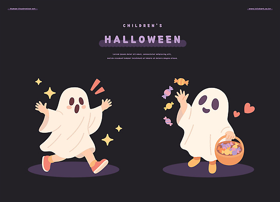 전통 옷 문화 어린이 상징 컬러 가방 일러스트 놀이 사탕 웃음 이벤트 파티 축제 할로윈 교양 유령 즐거움 국내일러스트 AI파일 잡화 감정 디저트 표정 사람 파일형식 벡터