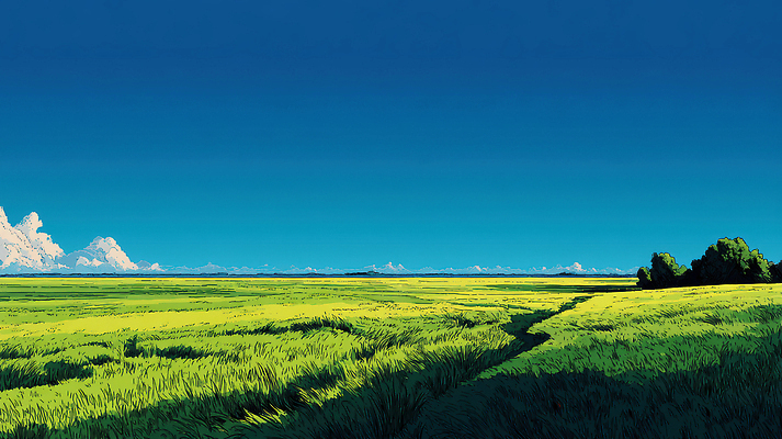 JPG 구름 편집이미지 자연 풍경 초록색 파란색 햇빛 농장 농경지 평화 시골 땅 흰구름 편집실사 AI포토 AI콘텐츠 자연요소 컬러 컨셉 농업 태양 CG 생태계 파일형식 구름_자연