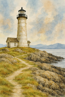 JPG 구름 길 예술 바다 여행 일러스트 자연 조명 수채화 산 등대 풍경 해변 평화 일출 일몰 산책 바위 점토 풍경화 국내일러스트 AI일러스트 AI콘텐츠 자연요소 컨셉 휴식 노을 돌_바위 그림 생태계 파일형식