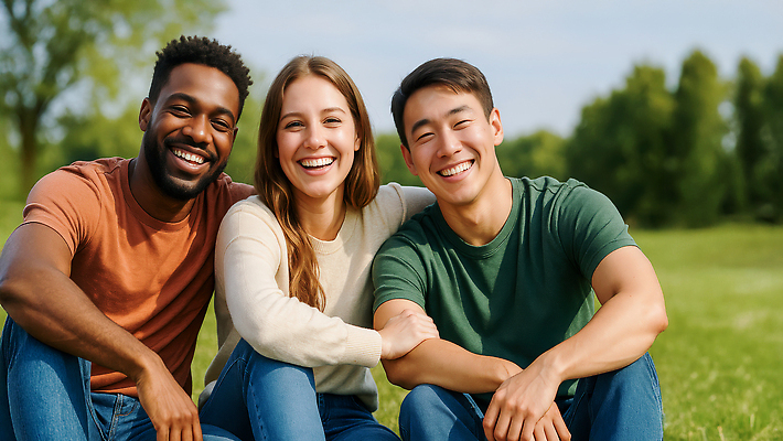 JPG 편집이미지 공원 행복 자연 웃음 여러명 여름 친구 청춘 햇빛 소풍 즐거움 소셜 오후 의료성형뷰티 편집실사 AI인물포토 AI콘텐츠 계절 공공시설 감정 다수 컨셉 관계 표정 사람 태양 야외활동 CG 생태계 파일형식 AI포토