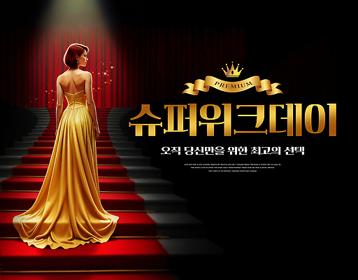 PSD 편집이미지 여자 패션 행복 포즈 조명 이벤트 매력적 고급 선택 레드카펫 뷰티풀 의료성형뷰티 스타일 이미지편집 감정 컨셉 사람 파일형식