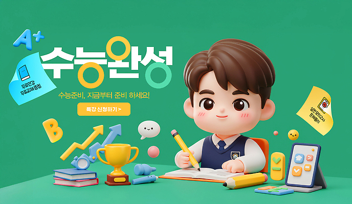 PSD 편집이미지 캐릭터 학생 디자인 교육 성공 책 학습 연필 수능 목표 준비 성적 평가 칭찬 이미지편집 컨셉 학용품 필기구 시험 파일형식