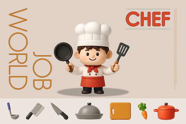 PSD 편집이미지 캐릭터 남자 음식 재료 주방용품 요리 귀여움 주방 요리사 프라이팬 뒤집개 애니메이션 요리책 이미지편집 직업 생활용품 컨셉 사람 책 파일형식