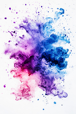 JPG 모양 편집이미지 디자인 예술 컬러 백그라운드 추상 잉크 물감 혼합 질감 분출 흐림 창의성 편집실사 AI컴퓨터그래픽 AI콘텐츠 무늬 날씨 미술도구 CG 파일형식