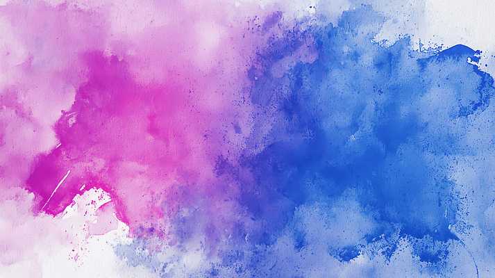 JPG 편집이미지 디자인 감정 예술 분홍색 컬러 백그라운드 그래픽 파란색 물감 화려 혼합 모던 스타일 편집실사 AI컴퓨터그래픽 AI콘텐츠 컨셉 미술도구 CG 파일형식