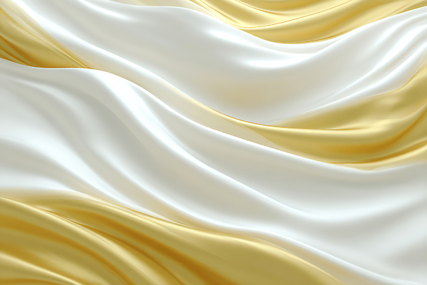 JPG 편집이미지 디자인 물결 예술 백그라운드 반짝임 금색 흰색 실크 천 질감 부드러움 섬유 소프트 패브릭 편집실사 AI포토 AI콘텐츠 컬러 모션 직물 감각 CG 파일형식