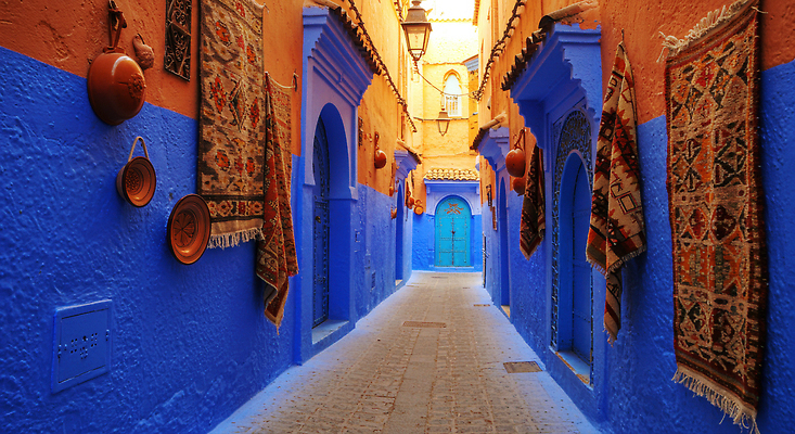 JPG 편집이미지 전통 디자인 건축 문화 예술 벽 컬러 여행 풍경 장식 골목길 모로코 편집실사 AI포토 AI콘텐츠 길 아프리카 CG 파일형식