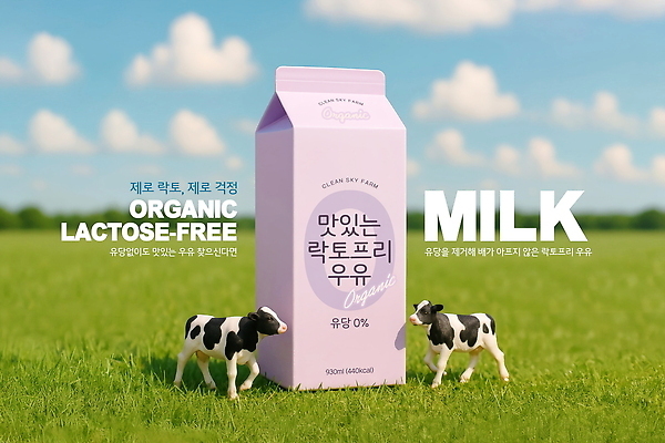 PSD 편집이미지 음식 자연 건강 농장 귀여움 우유 신선 소 맛 상품 젖소 유기농 비건 이미지편집 우유갑 웰빙 컨셉 농업 포유류 유제품 생태계 채식주의자 파일형식