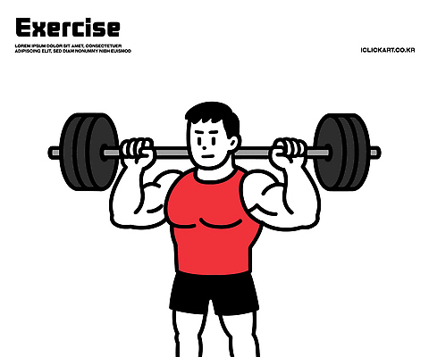 캐릭터 남자 스포츠 일러스트 근육 건강 빨간색 운동 운동기구 헬스 힘 짐 목표 몸무게 웨이트트레이닝 도둑 연습 조정 요일 강화 국내일러스트 일러캐릭터 AI파일 컬러 컨셉 사람 수상스포츠 날짜 범죄인 파일형식 벡터