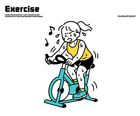 캐릭터 여자 음악 다이어트 일러스트 건강 운동 운동기구 헬스 헬스장 맥박 즐거움 땀 다리근육 국내일러스트 일러캐릭터 AI파일 감정 의학 근육 문화예술 사람 파일형식 벡터