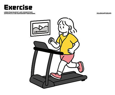캐릭터 라이프스타일 다이어트 일러스트 건강 소녀 일상 운동복 운동 걷기 건강관리 운동기구 헬스 에너지 친환경 체육관 트레드밀 국내일러스트 일러캐릭터 AI파일 옷 여자 어린이 모션 관리 라이프 생활 환경 런닝머신 파일형식 벡터