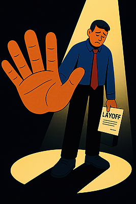 JPG 남자 감정 일러스트 비즈니스 조명 직장 경제 슬픔 사회 실업 불안 문서 일자리 해고 고용 어려움 우울감 현실 국내일러스트 AI일러스트 AI콘텐츠 회사 사람 구직 공동체 채용 파일형식