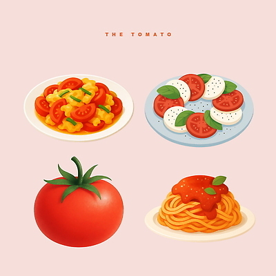 PSD 접시 음식 토마토 채소 과일 일러스트 파스타 요리 식사 이탈리아 샐러드 신선 맛 레시피 색감 국내일러스트 식기 유럽 컨셉 서양음식 파일형식
