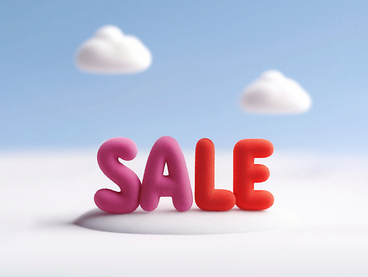 JPG 구름 무료이미지 편집이미지 문자 분홍색 컬러 백그라운드 텍스트 하늘 빨간색 장난감 3D 세일 메시지 알림 상업 마케팅 편집3D AI컴퓨터그래픽 AI콘텐츠 자연요소 디지털합성 파일형식