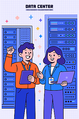 일러스트 성공 협력 기술 관리 정보기술 노트북 컴퓨터 태블릿 디지털 자료 기계 에너지 표현 업무 혁명 서버 국내일러스트 AI파일 컨셉 전자제품 스마트기기 작업 파일형식 벡터