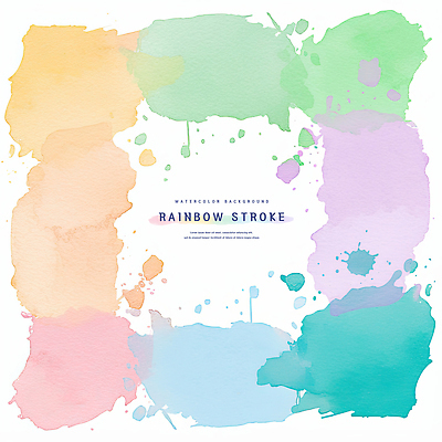 PSD 손글씨 디자인 예술 컬러 백그라운드 일러스트 수채화 장식 물감 작업 모던 캔버스 이미지 파스텔 조화 뷰티풀 창의성 스타일 국내일러스트 학용품 미술도구 파일형식