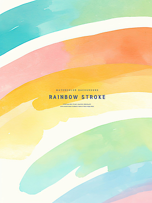 PSD 디자인 예술 컬러 백그라운드 무지개 일러스트 휴식 수채화 장식 인테리어 분위기 그림 부드러움 화사함 감성 그라데이션 아크릴 국내일러스트 자연요소 컨셉 재질 감각 파일형식