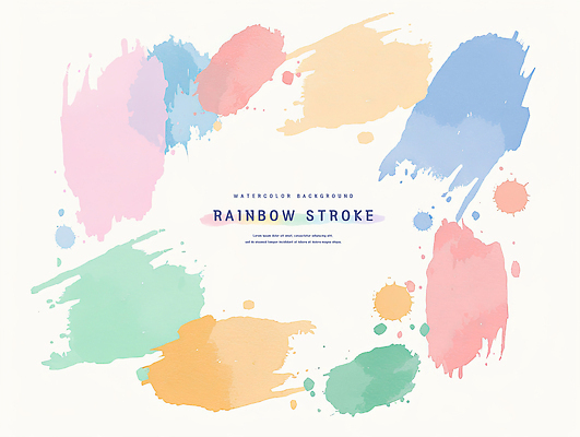 모양 PSD 디자인 예술 컬러 백그라운드 패턴 일러스트 수채화 그래픽 장식 컬러풀 물감 그림 부드러움 화사함 조화 창의성 세련 미니멀 국내일러스트 컨셉 무늬 미술도구 감각 파일형식