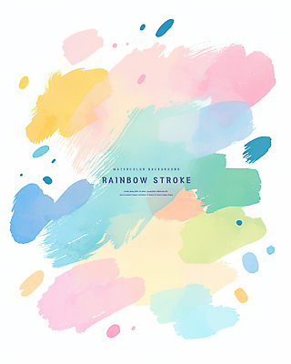 PSD 디자인 문화 예술 컬러 백그라운드 일러스트 수채화 장식 표현 화려 그림 부드러움 파스텔 조화 색채 창작 국내일러스트 컨셉 학용품 감각 파일형식