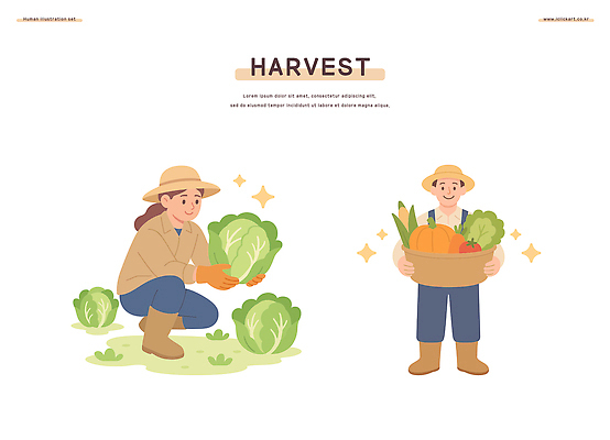 식물 농업 채소 일러스트 자연 농작물 농장 바구니 농사 가축 당근 수확 신선 농부 유기농 양배추 일손 국내일러스트 AI파일 동물 직업 웰빙 산업 뿌리채소 생태계 파일형식 벡터