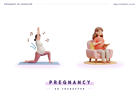 PSD 편집이미지 웰빙 요가 모션 휴식 건강 소파 독서 운동 3D 스트레칭 임산부 임신 출산 편안함 편집3D 컨셉 의자 감각 디지털합성 파일형식