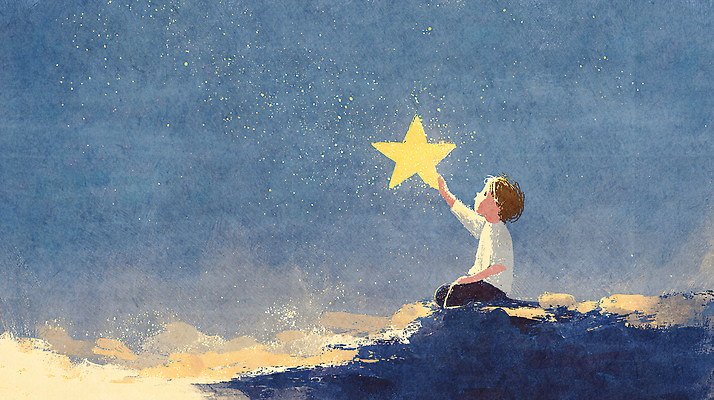 JPG 행복 감정 별 어린이 일러스트 자연 하늘 사랑 소년 빛 우주 희망 꿈 표현 신비 순수 그림 소원 뷰티풀 상상력 창의성 국내일러스트 AI일러스트 AI콘텐츠 자연요소 남자 컨셉 사람 생태계 파일형식