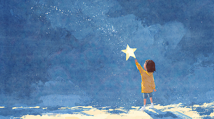 JPG 손 감정 별 어린이 바다 일러스트 상상 자연 밤하늘 하늘 풍경 빛 희망 일몰 꿈 초롱 순간 환상 동심 국내일러스트 AI일러스트 AI콘텐츠 자연요소 컨셉 사람 신체부위 노을 등불 야간 생태계 파일형식