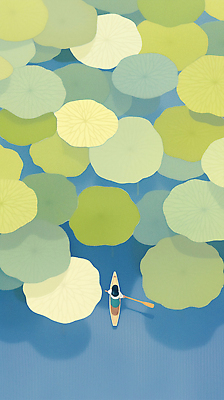 JPG 호수 여행 일러스트 자연 하늘 수채화 풍경 물 여름 평화 환경 수영 보트 수면 수중식물 연습 생태계 조용 수양 선박 국내일러스트 AI일러스트 AI콘텐츠 자연요소 식물 계절 컨셉 수상교통 배_교통 수상스포츠 파일형식