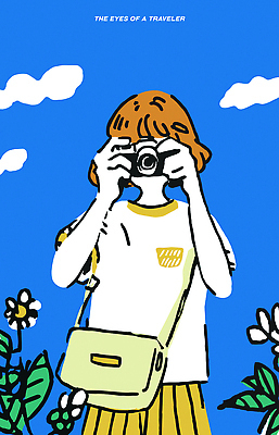 패션 꽃 컬러 여행 백그라운드 일러스트 모션 자연 하늘 미소 풍경 소녀 카메라 탐험 카메라맨 즐거움 생동감 국내일러스트 AI파일 식물 여자 감정 어린이 표정 전자제품 사진사 생태계 파일형식 벡터