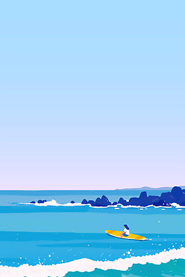 PSD 여유 스포츠 파도 바다 여행 일러스트 모션 자연 물놀이 풍경 해변 여름 수상스포츠 서핑보드 서핑 즐거움 서퍼 국내일러스트 계절 감정 놀이 운동선수 보드_스포츠 생태계 파일형식