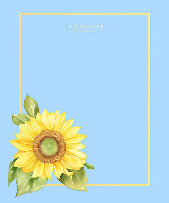 PSD 디자인 꽃 예술 컬러 백그라운드 일러스트 자연 해바라기 일상 그래픽 여름 심플 화사함 감성 조화 뷰티풀 색감 국내일러스트 식물 계절 컨셉 라이프 생태계 파일형식