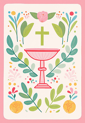 JPG 전통 디자인 꽃 종교 문화 컬러 십자가 일러스트 자연 장식 교회 평화 공간 기독교인 그림 예배 감성 뷰티풀 국내일러스트 AI일러스트 AI콘텐츠 식물 기독교 컨셉 종교건축 건물 생태계 파일형식