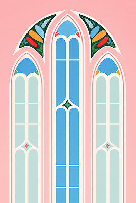 JPG 모양 디자인 예술 분홍색 컬러 백그라운드 일러스트 창문 장식 파란색 감각 우아함 모던 작품 화사함 기하학 스테인드글라스 뷰티풀 창의성 국내일러스트 AI일러스트 AI콘텐츠 컨셉 무늬 유리 미술 파일형식