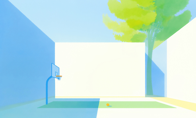 JPG 나무 열매 스포츠 일러스트 자연 하늘 농구 실내 풍경 운동 햇빛 태양 평화 공간 자유 신선 즐거움 조용 농구대 오후 청명 국내일러스트 AI일러스트 AI콘텐츠 자연요소 식물 감정 컨셉 건강 내부 구기 골대 생태계 파일형식