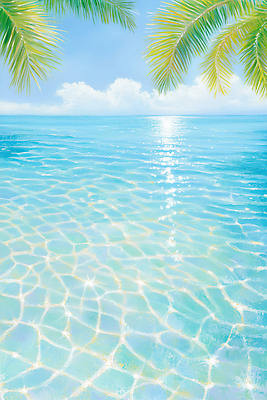 JPG 구름 파도 바다 여행 일러스트 자연 하늘 휴식 열대 풍경 해변 여름 파란색 햇빛 반사 수영 수면 분위기 진주 뷰티풀 국내일러스트 AI일러스트 AI콘텐츠 자연요소 계절 컬러 컨셉 물 태양 수상스포츠 보석 생태계 파일형식