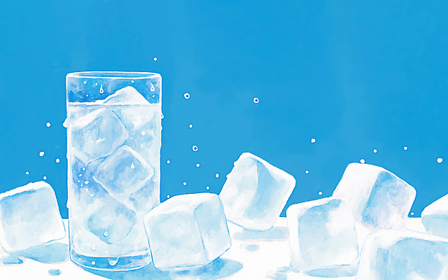 JPG 감정 음료 일러스트 자연 잔 물 여름 얼음 물방울 투명 차가움 수분 시원함 상쾌 장면 얼음조각 냉음료 단순화된 국내일러스트 AI일러스트 AI콘텐츠 자연요소 식기 계절 생태계 파일형식