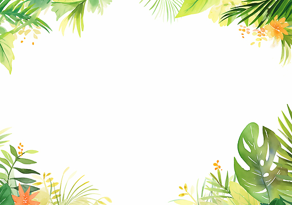 JPG 식물 디자인 컬러 백그라운드 일러스트 자연 그래픽 초록색 여름 허브 열대식물 그림 화사함 뷰티풀 국내일러스트 AI일러스트 AI콘텐츠 계절 컨셉 생태계 파일형식