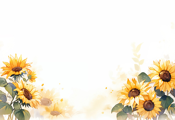 JPG 식물 계절 꽃 컬러 일러스트 자연 생명 해바라기 풍경 여름 햇빛 평화 정원 생태계 감성 조화 만개 뷰티풀 생동감 풍요 국내일러스트 AI일러스트 AI콘텐츠 컨셉 태양 파일형식