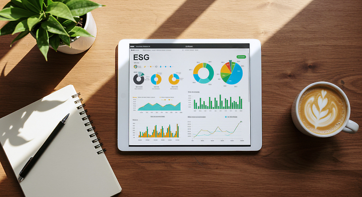 JPG 편집이미지 커피 비즈니스 통계 태블릿 사무실 디지털 공책 자료 분석 나무탁자 다육식물 서류판 ESG 편집실사 AI포토 AI콘텐츠 식물 음료 컨셉 탁자 문구용품 전자제품 스마트기기 사무용품 CG 경영 파일형식