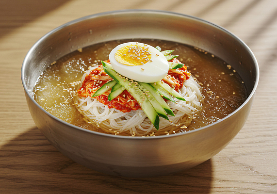 JPG 편집이미지 한식 재료 오이 건강 요리 여름 계란 면류 고추장 맛 점심 물냉면 맛집 편집실사 AI포토 AI콘텐츠 계절 음식 컨셉 채소 알 양념 CG 냉면 파일형식