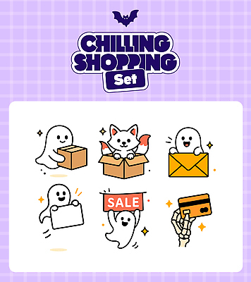 무료이미지 캐릭터 디자인 백그라운드 일러스트 모션 쇼핑 상자 장난감 세일 귀여움 고양이 할로윈 거래 유령 만화 편지 즐거움 이미지 비용 국내일러스트 AI파일 카드프레임 감정 컨셉 포유류 프레임 경제 반려동물 파일형식 벡터