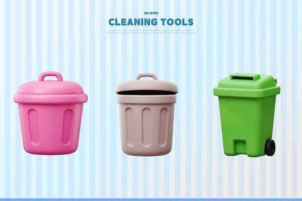 PSD 편집이미지 디자인 컬러 생활용품 주방용품 3D 자연보호 재활용 쓰레기통 도구 세척 청소도구 청소 정리 편집3D 자연 3 보호 디지털합성 오브젝트 친환경 파일형식
