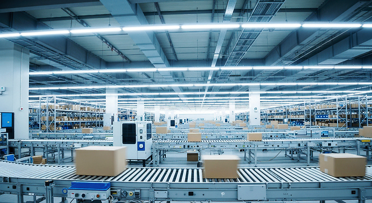 JPG 편집이미지 이동 조명 상자 공간 벨트 작업 배송 창고 모던 정리 물류 자동화 컨베어밸트 물류센터 편집실사 AI포토 AI콘텐츠 잡화 컨셉 기계 CG 파일형식