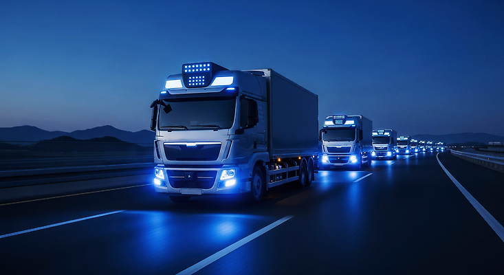 JPG 편집이미지 도로 교통 이동 야경 자동차 조명 풍경 운전 트럭 고속도로 주행 물류 편집실사 AI포토 AI콘텐츠 길 육상교통 컨셉 교통시설 모션 야간 CG 파일형식 풍경_경치