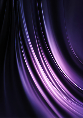 JPG 편집이미지 디자인 예술 백그라운드 곡선 조명 반사 보라색 흐름 우아함 실크 천 질감 부드러움 광택 편집실사 AI컴퓨터그래픽 AI콘텐츠 선 컬러 컨셉 직물 감각 CG 파일형식