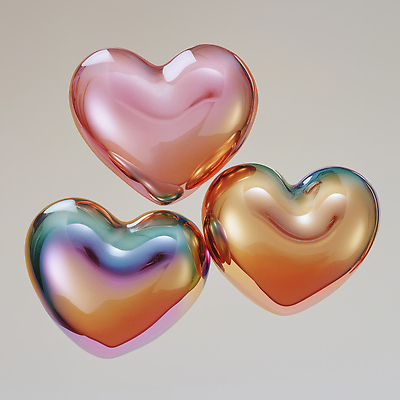 JPG 모양 편집이미지 디자인 예술 컬러 유리 조명 장식 반짝임 인테리어 하트 오브젝트 부드러움 편집3D AI컴퓨터그래픽 AI콘텐츠 모션 재질 3D 감각 파일형식