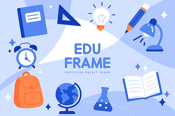 교육 백그라운드 가방 일러스트 실험 그래픽 책 노트북 빛 학습 연필 지구본 공책 알람 도구 램프 삼각자 구도 창의성 국내일러스트 AI파일 잡화 문구용품 학용품 조명 자 전자제품 필기구 파일형식 벡터